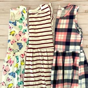 3 dresses H&M size 6-8 years old